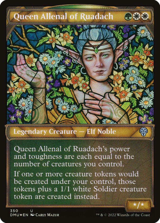 Queen Allenal of Ruadach Textured Foil