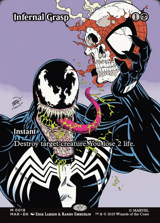 Infernal Grasp Borderless Foil