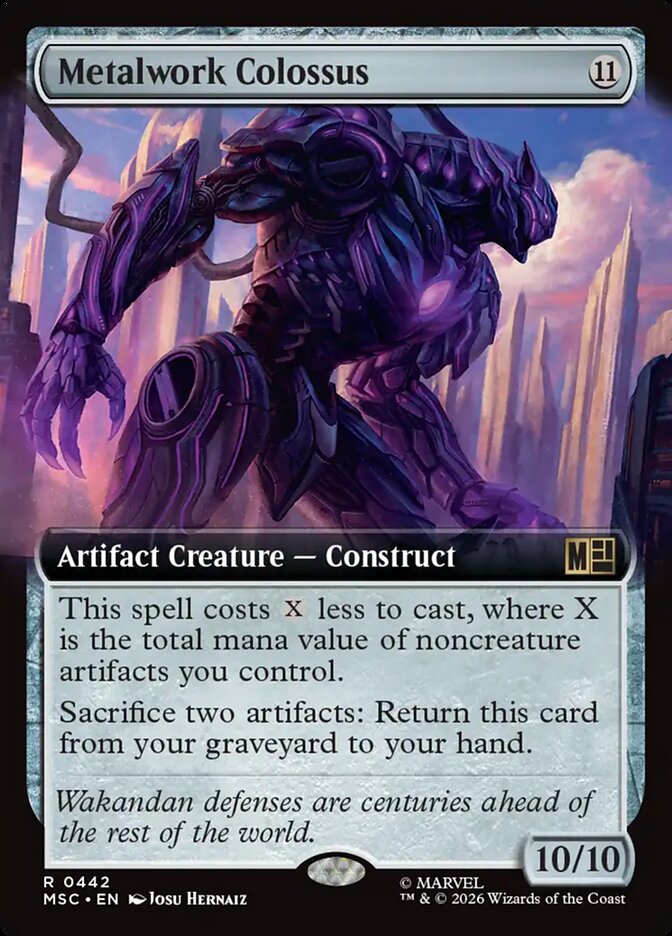 Metalwork Colossus Extended Art
