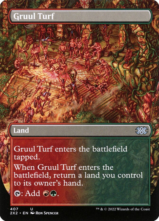 Gruul Turf Borderless Foil