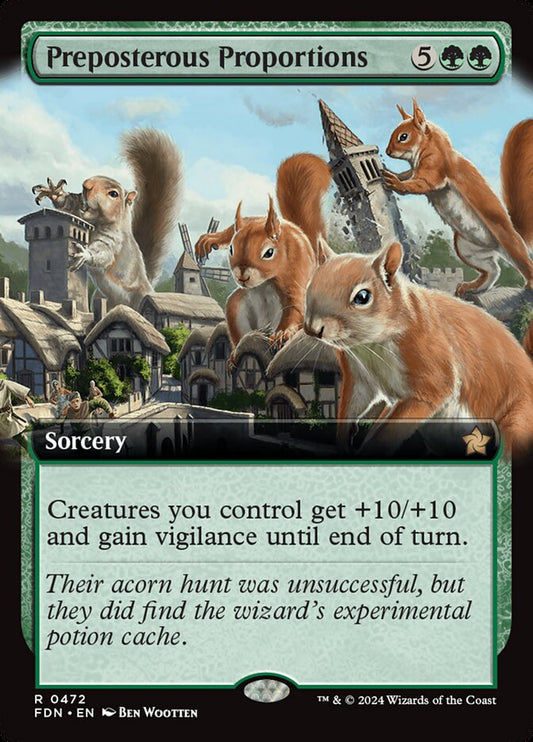 Preposterous Proportions Extended Art Foil