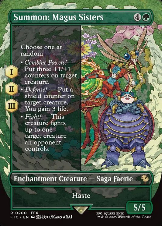 Summon: Magus Sisters Borderless Foil