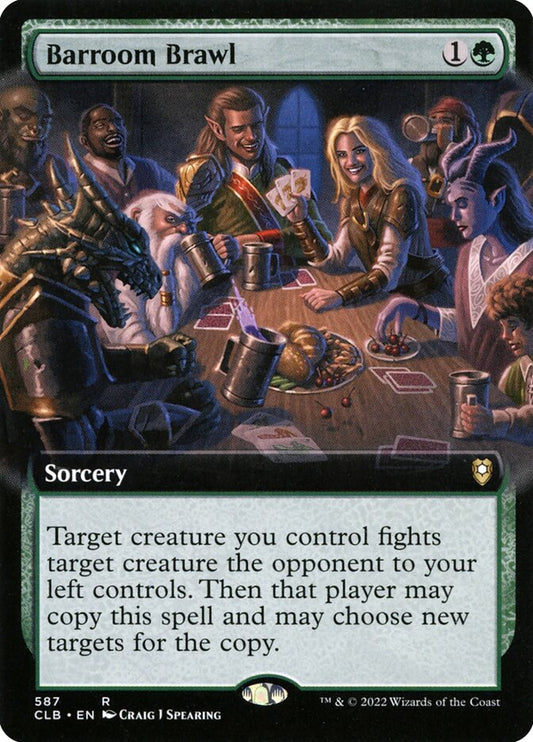 Barroom Brawl Extended Art