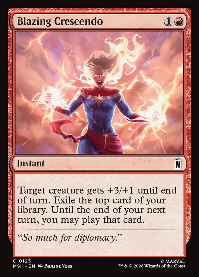 Blazing Crescendo Foil