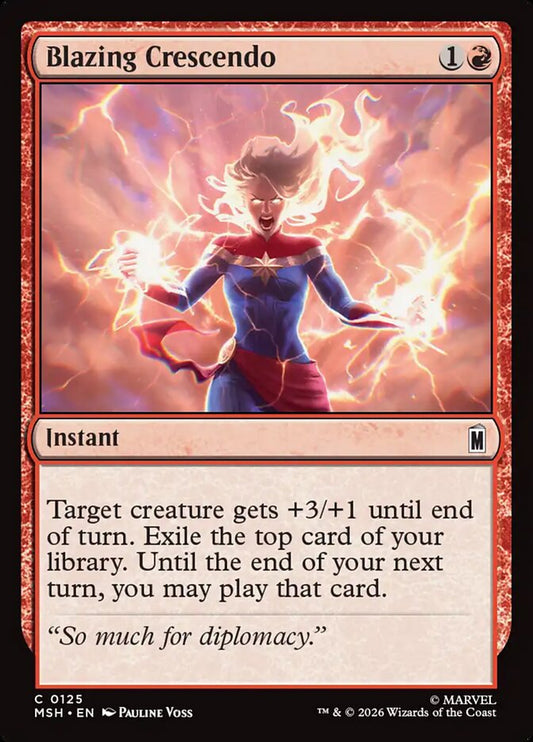 Blazing Crescendo Foil