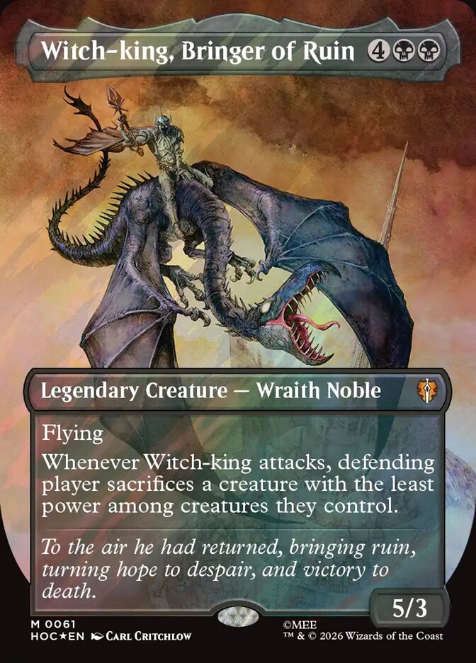Witch-king, Bringer of Ruin Classic Artist Surge Foil