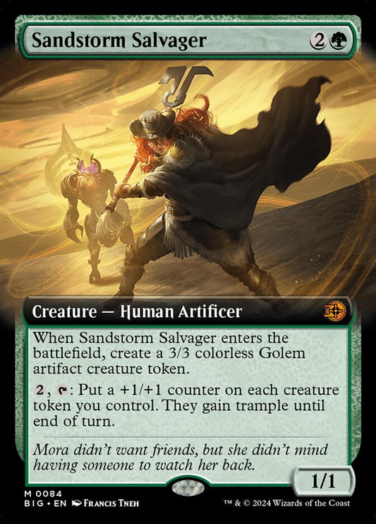 Sandstorm Salvager Extended Art Foil