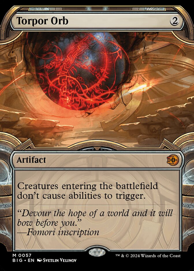 Torpor Orb Showcase
