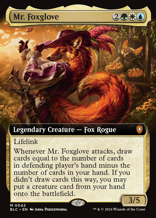 Mr. Foxglove Extended Art
