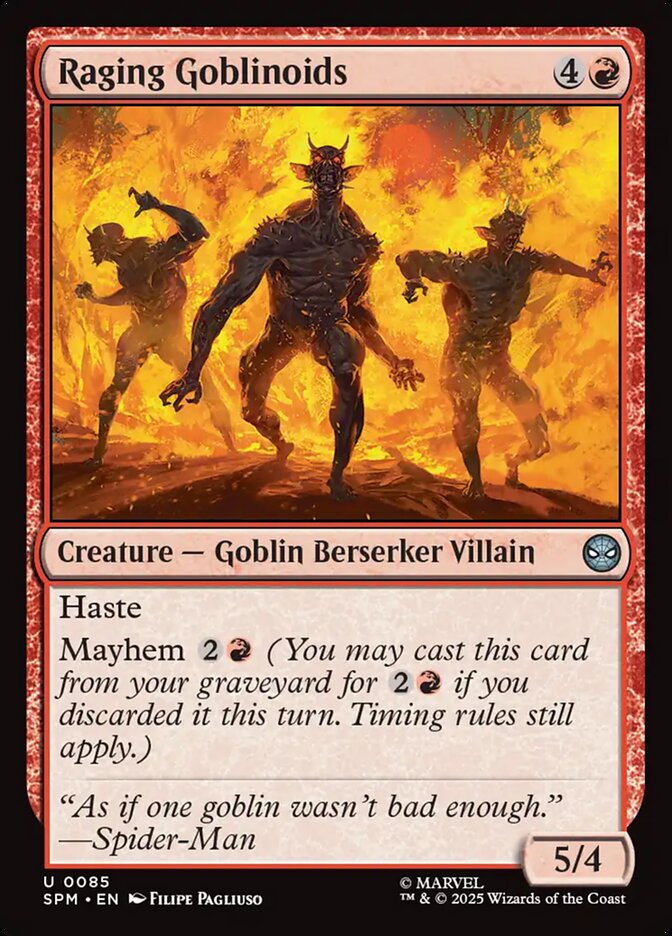 Raging Goblinoids Foil