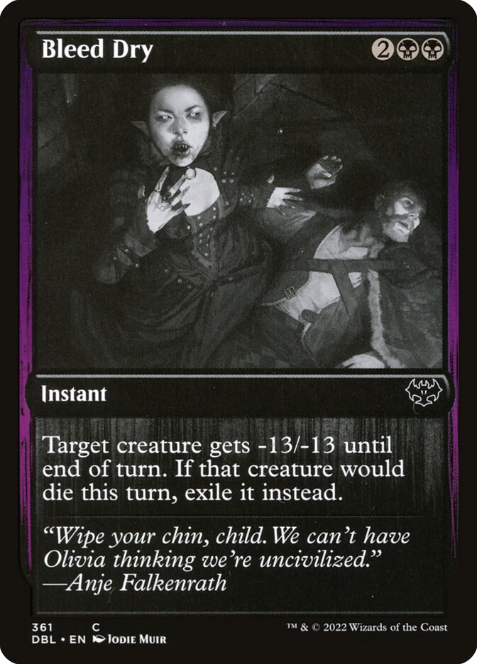 Bleed Dry Foil