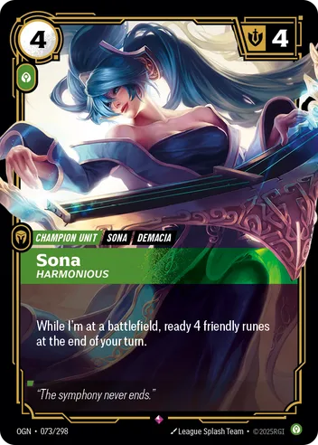 Sona, Harmonious Foil