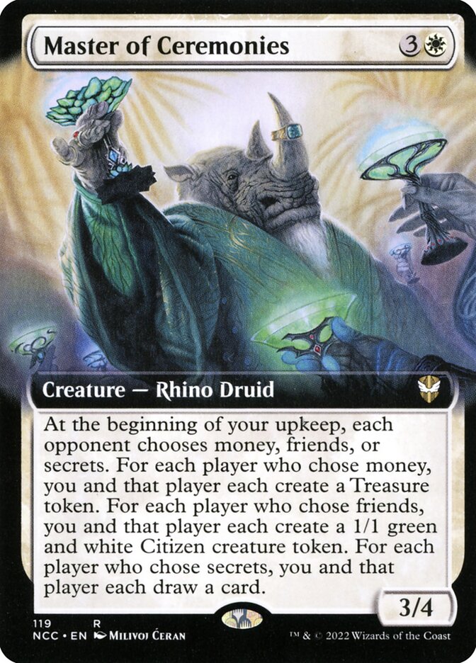 Master of Ceremonies Extended Art