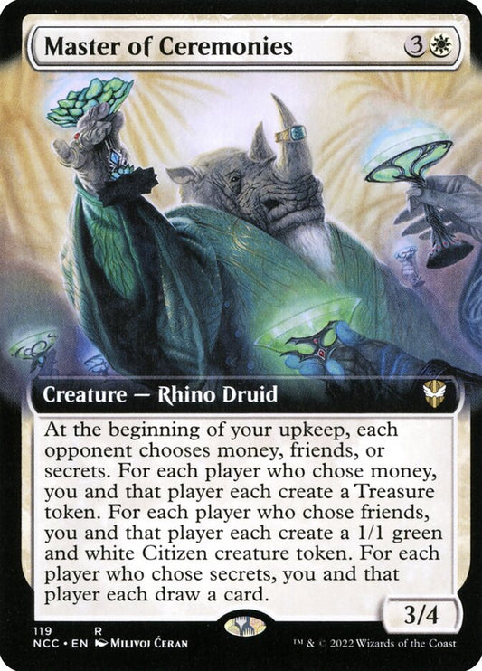 Master of Ceremonies Extended Art