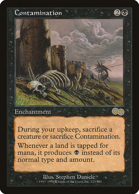Contamination - Urza's Saga #123 - Single Card