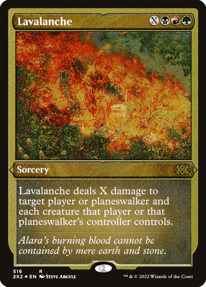 Lavalanche Etched Foil