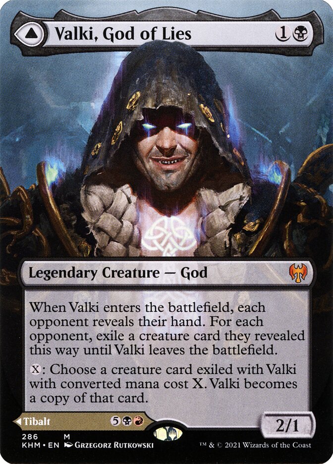 Valki, God of Lies // Tibalt, Cosmic Impostor Borderless