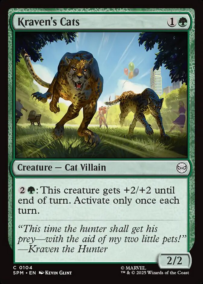 Kraven's Cats Foil