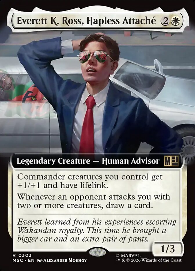Everett K. Ross, Hapless Attaché Extended Art