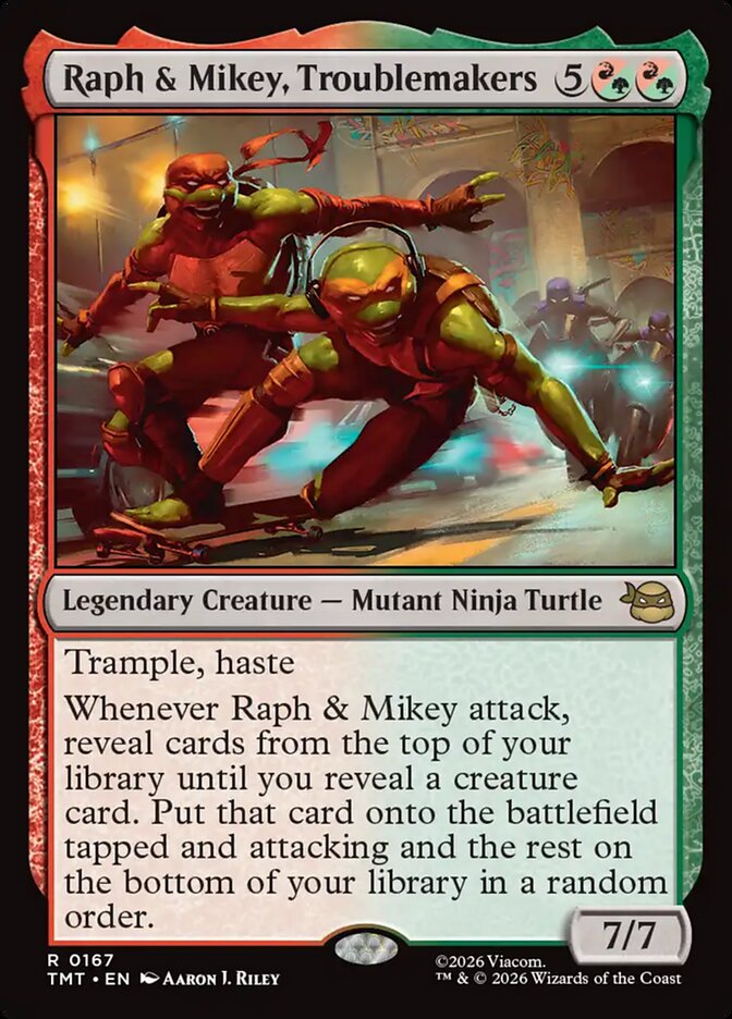 Raph & Mikey, Troublemakers Foil