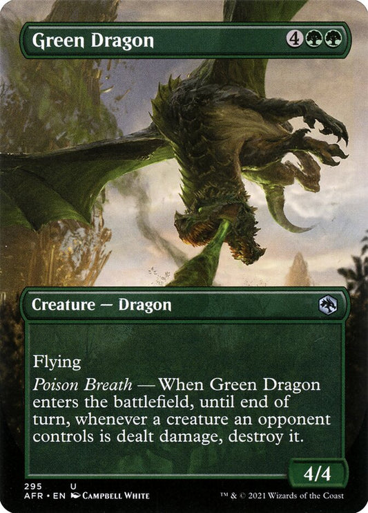 Green Dragon Borderless