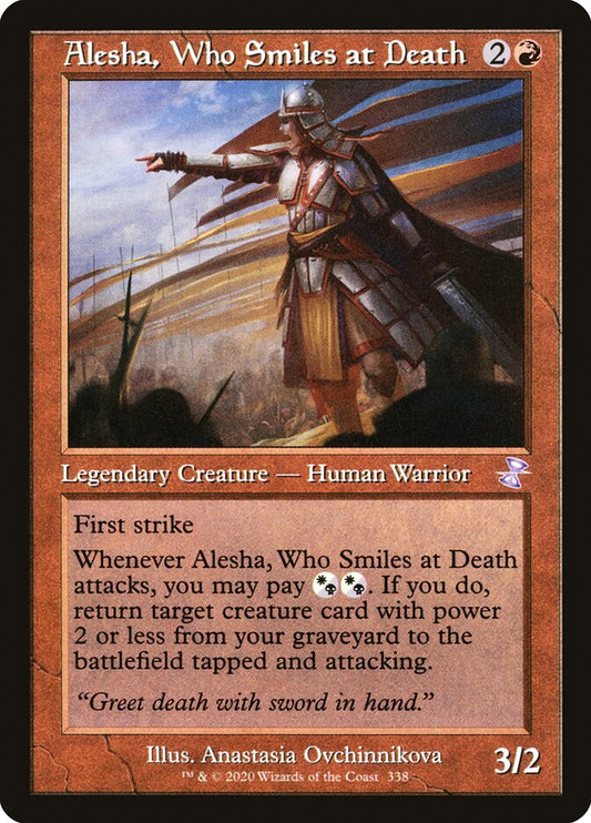 Alesha, Who Smiles at Death Old Frame