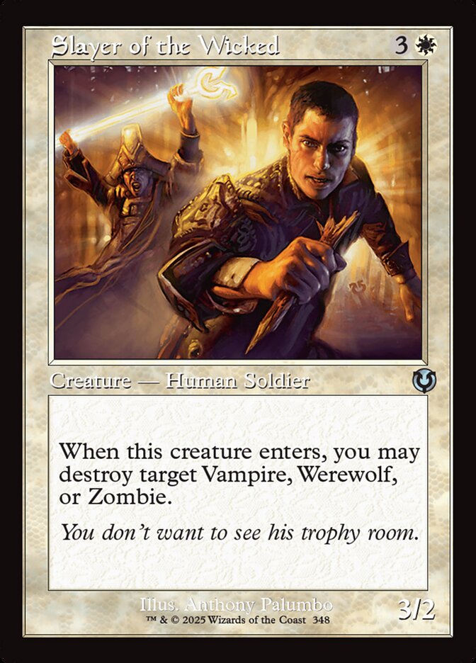 Slayer of the Wicked Retroframe Foil