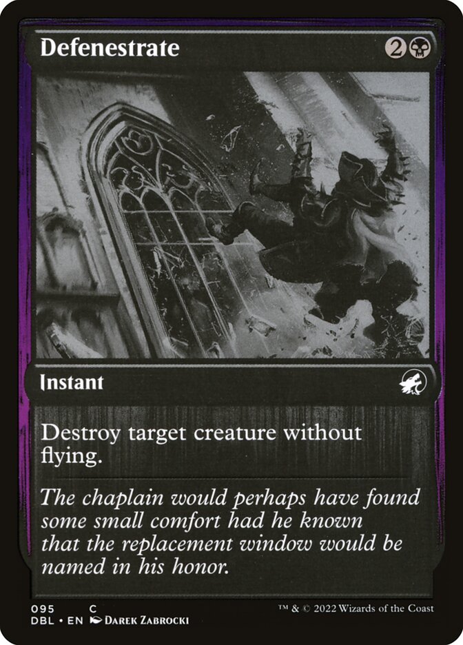 Defenestrate Foil