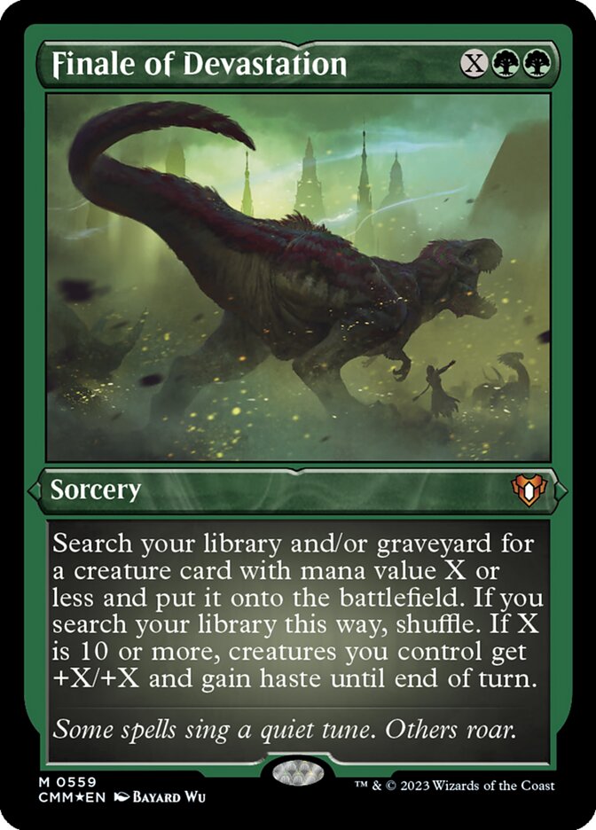 Finale of Devastation Etched Foil