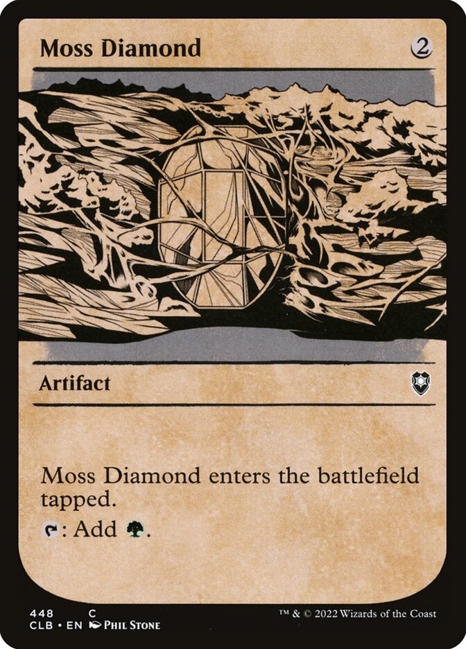 Moss Diamond Showcase Foil