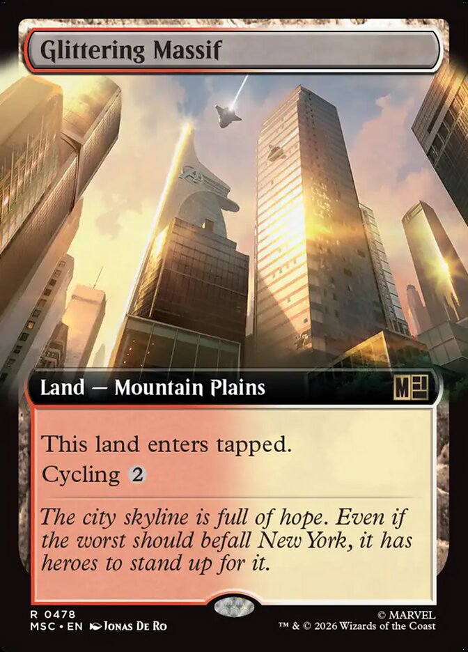 Glittering Massif Extended Art