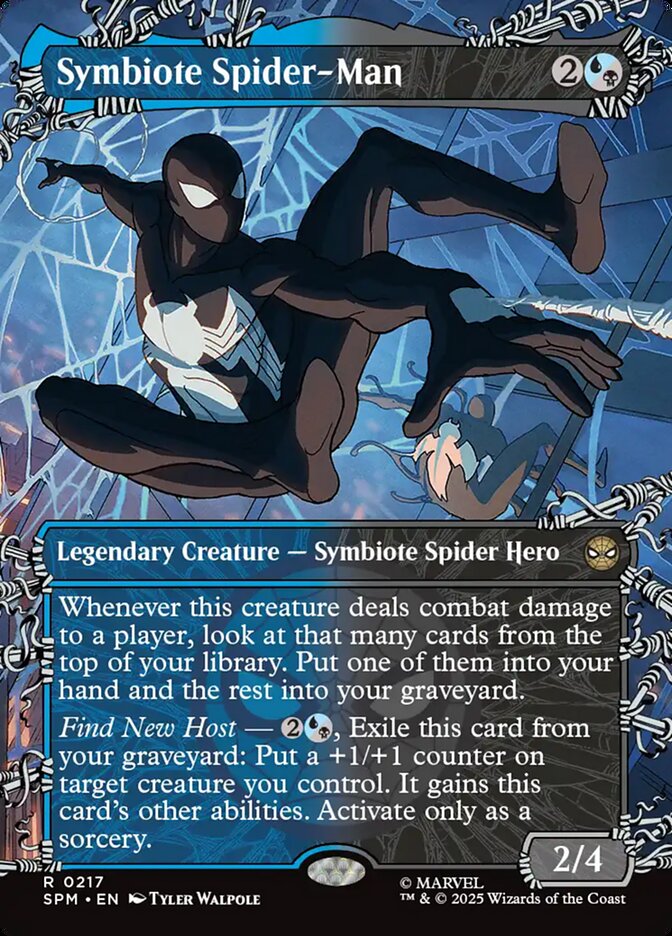 Symbiote Spider-Man Borderless Foil