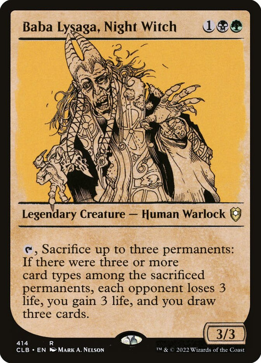 Baba Lysaga, Night Witch Showcase