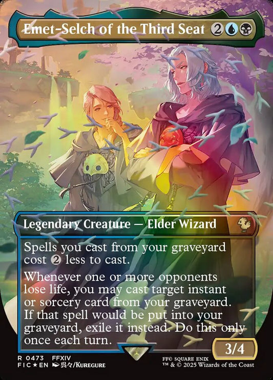 Emet-Selch of the Third Seat Chocobo Track Foil