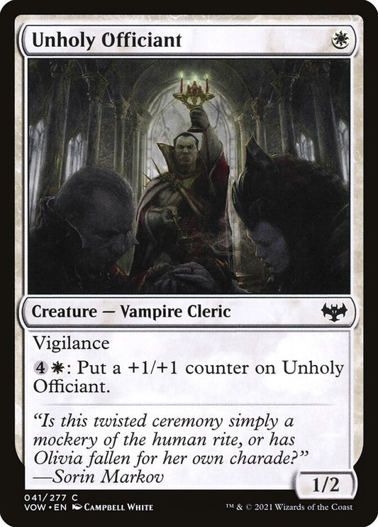 Unholy Officiant Foil