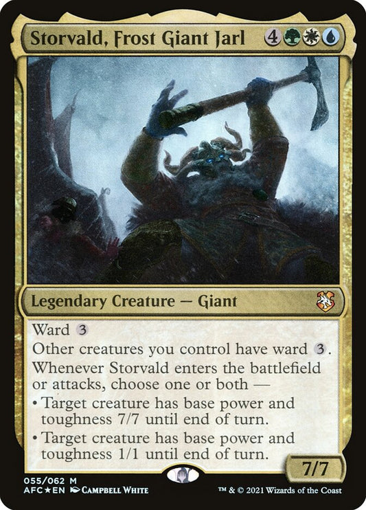 Storvald, Frost Giant Jarl Foil