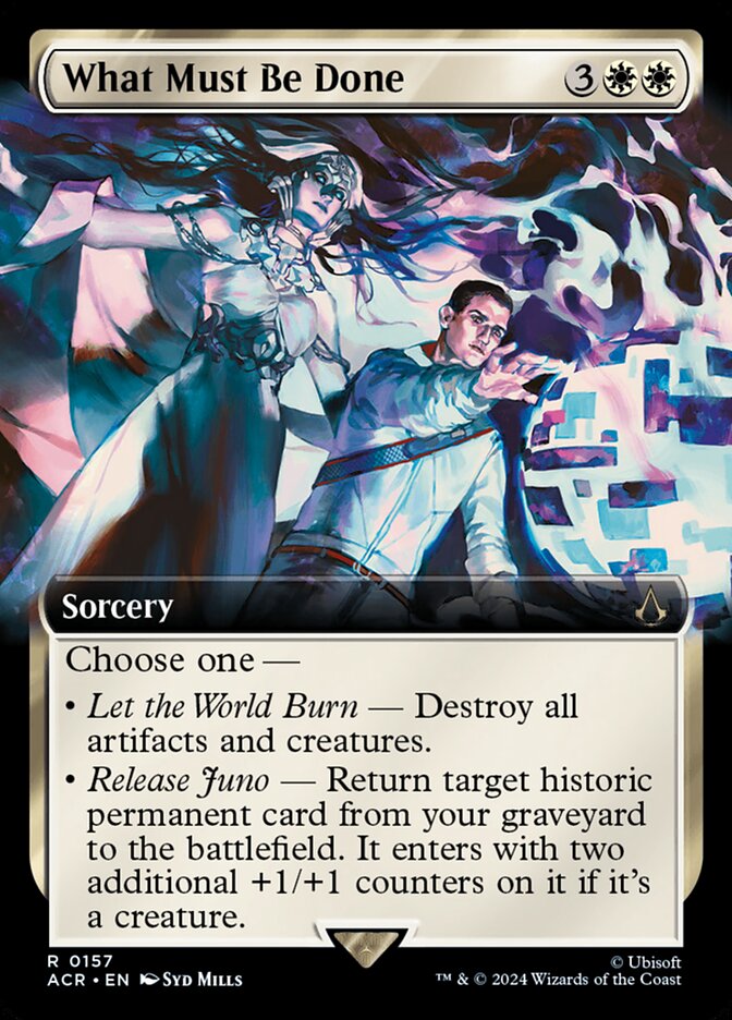What Must Be Done Extended Art Foil