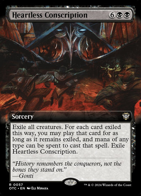 Heartless Conscription Extended Art