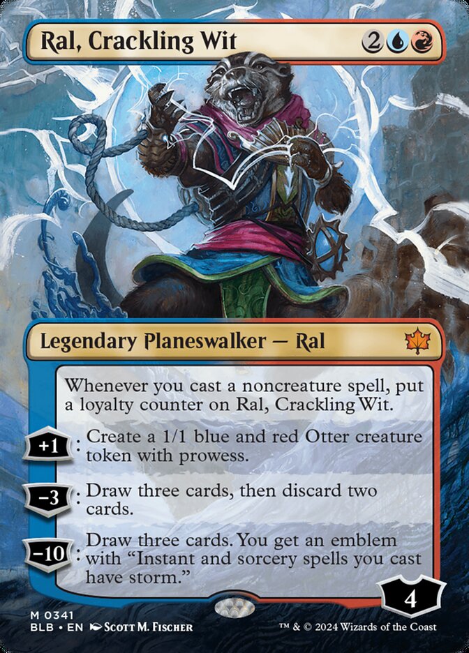 Ral, Crackling Wit Borderless Foil