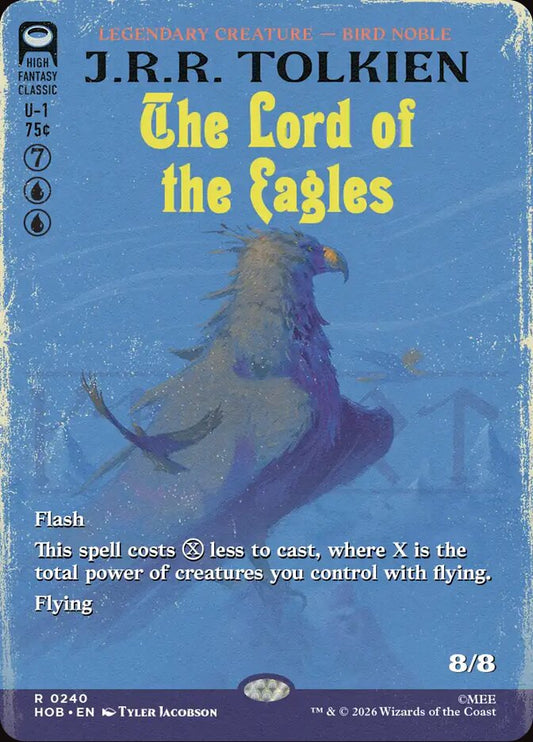 The Lord of the Eagles Book Cover Foil