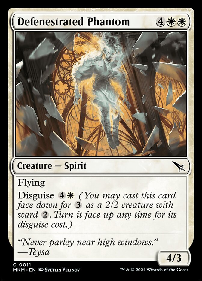 Defenestrated Phantom Foil