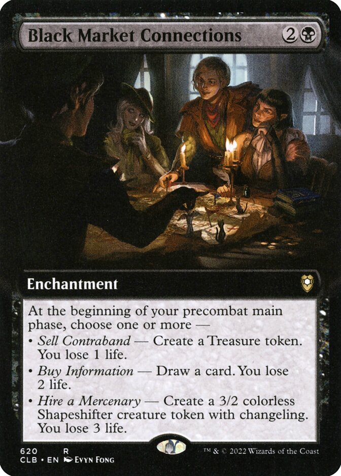 Black Market Connections Extended Art