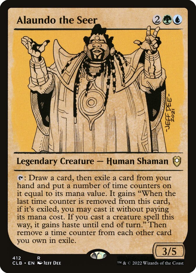 Alaundo the Seer Showcase Foil