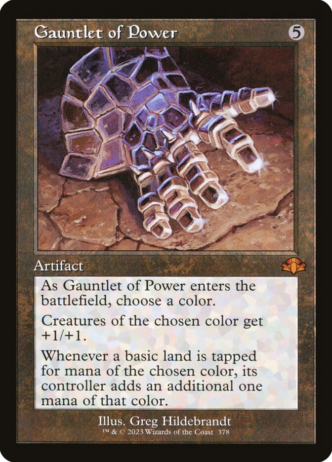 Gauntlet of Power Old Frame