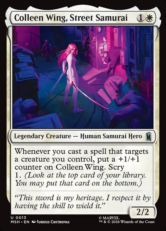 Colleen Wing, Street Samurai Foil