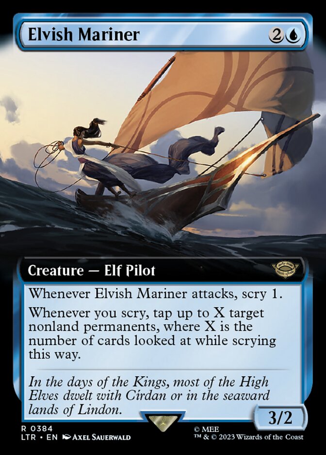 Elvish Mariner Extended Art