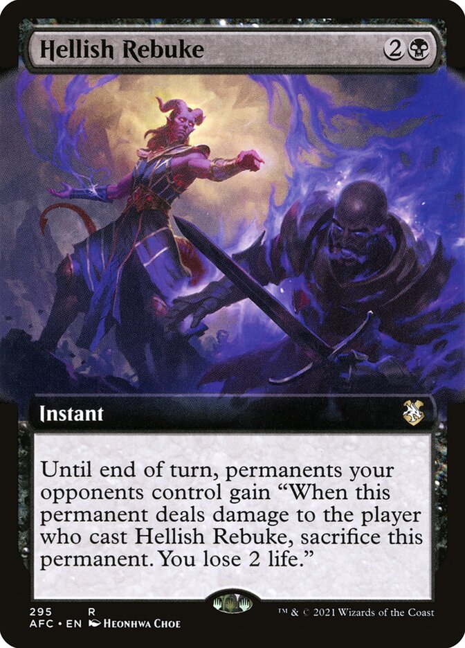 Hellish Rebuke Extended Art