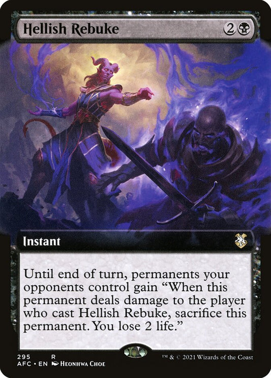 Hellish Rebuke Extended Art