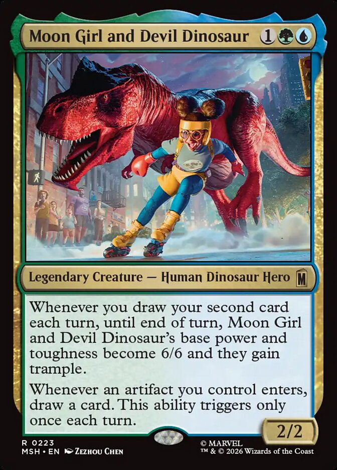 Moon Girl and Devil Dinosaur Foil