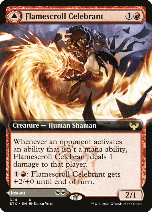 Flamescroll Celebrant // Revel in Silence Extended Art